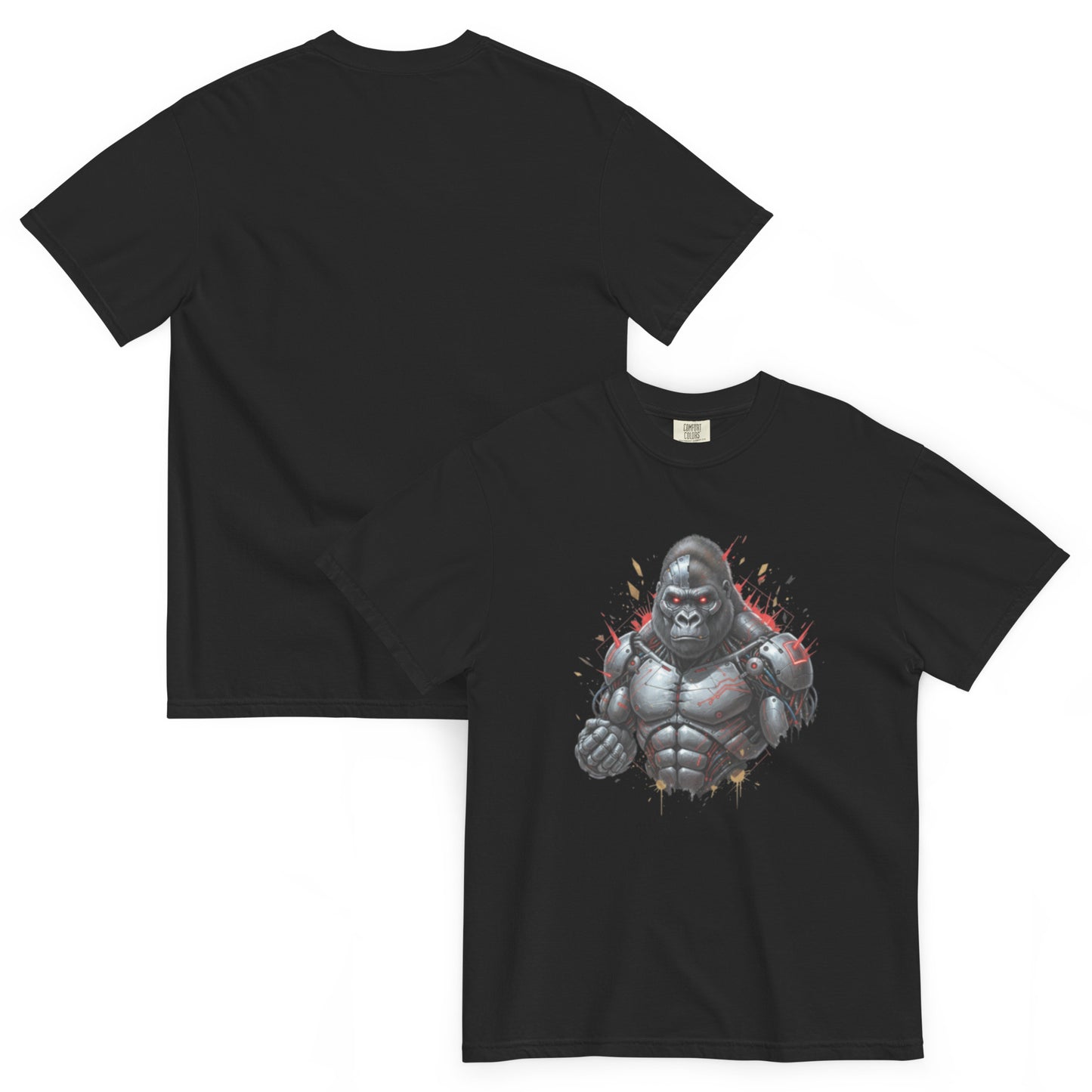 T-shirt TITAN gorille noir – Cyber Créatures