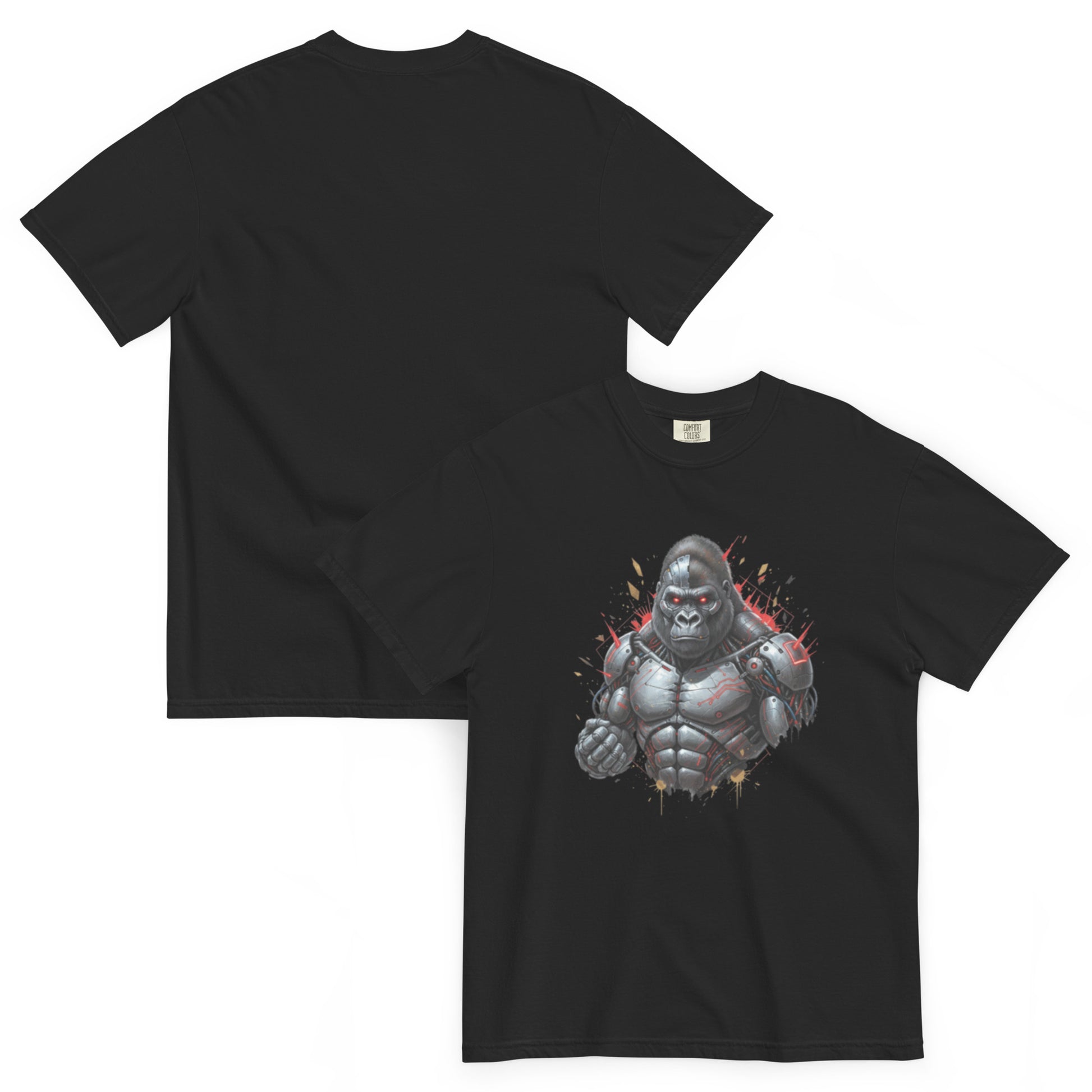 T-shirt TITAN gorille noir – Cyber Créatures