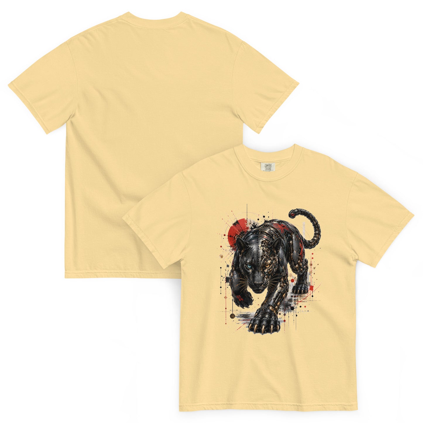 T-shirt ONYX panthère vanille – Cyber Créatures