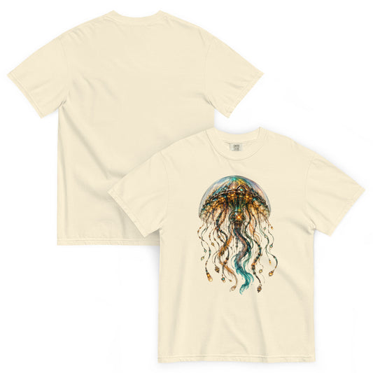 T-shirt La Méduse des Abysses ivoire – Cyber Créatures