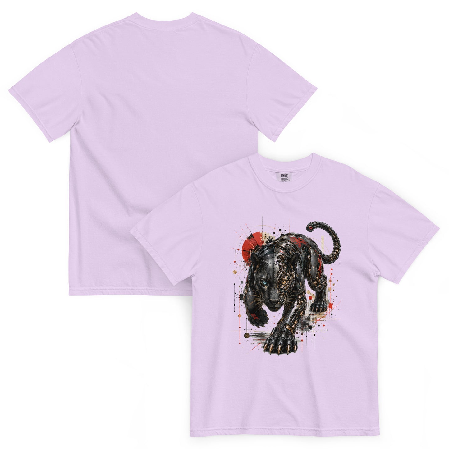 T-shirt ONYX panthère orchidée – Cyber Créatures
