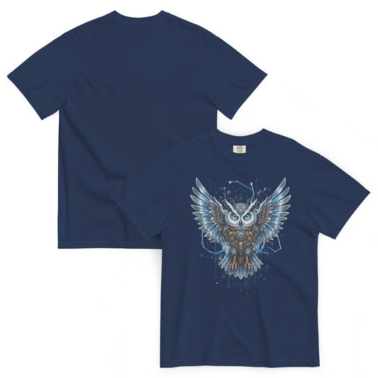 NOX – T-shirt bleu marine, vues de face et de dos