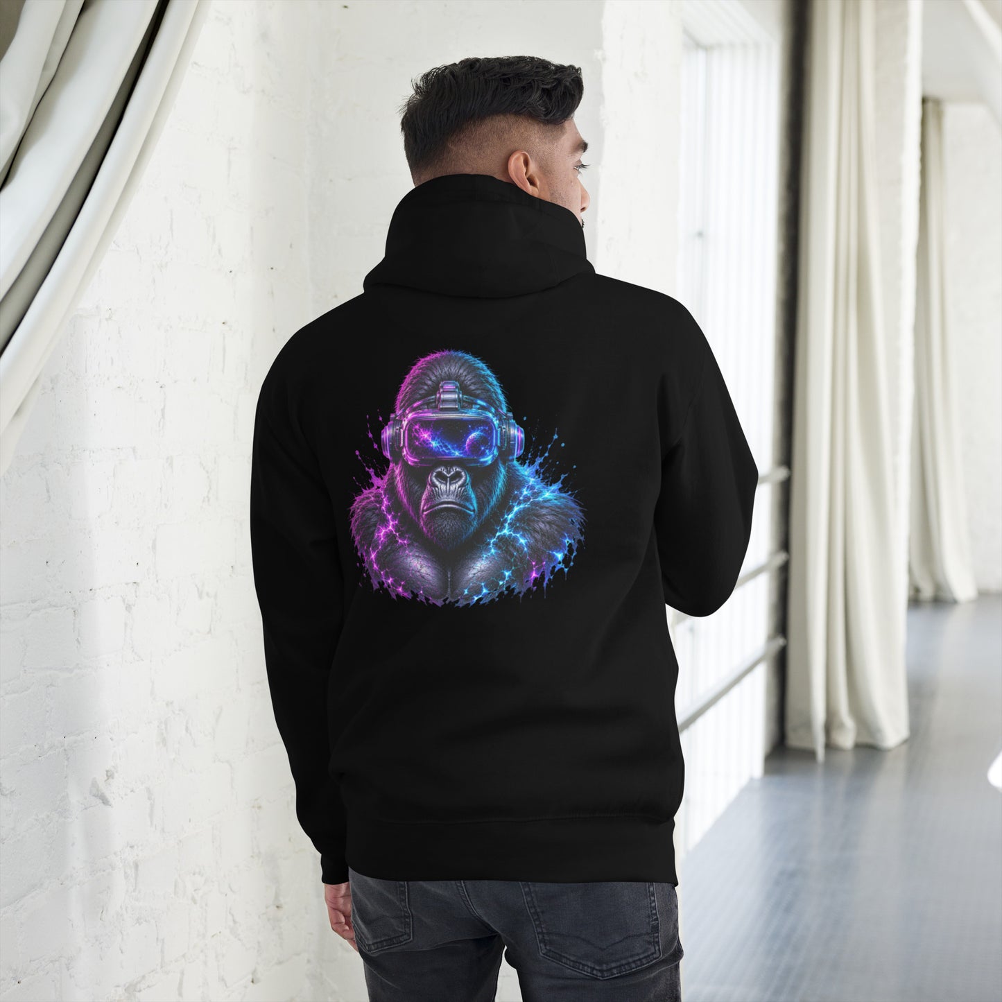 Sweat APEX – Gorille VR noir, vue de dos