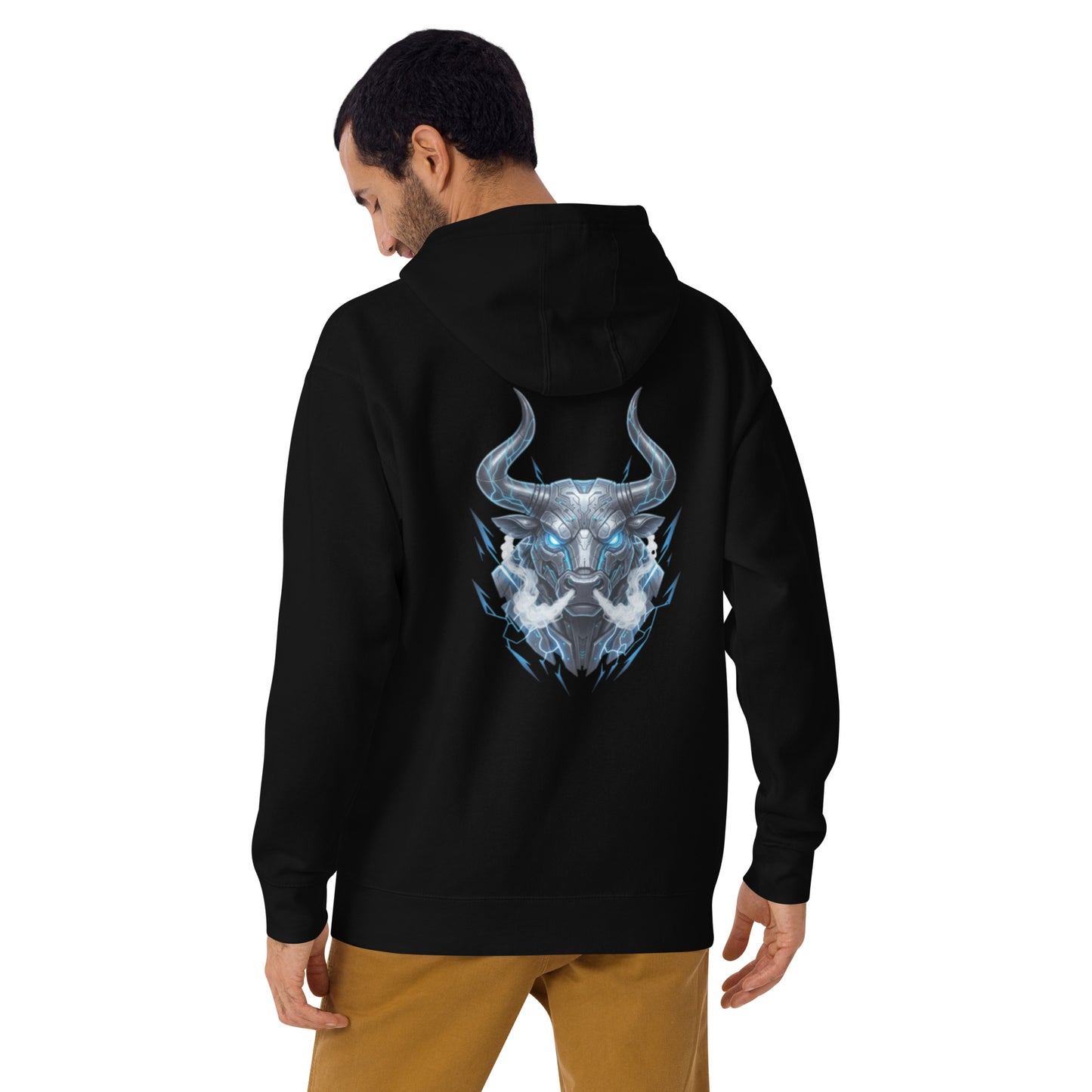 Sweat TALOS – Taureau Cybernétique noir, vue de dos