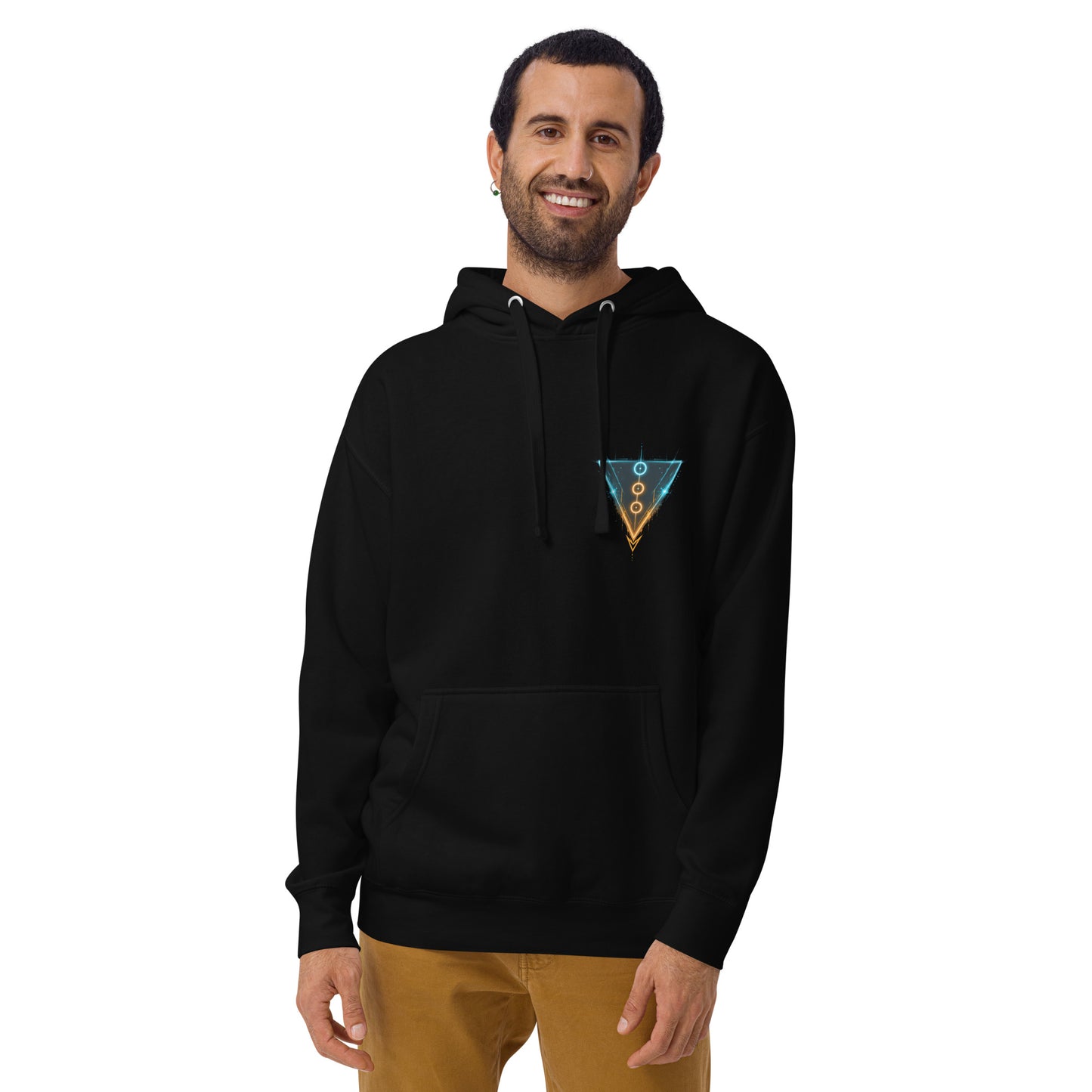 Sweat ARGÈS – Cyclope Mythologique noir, vue de face