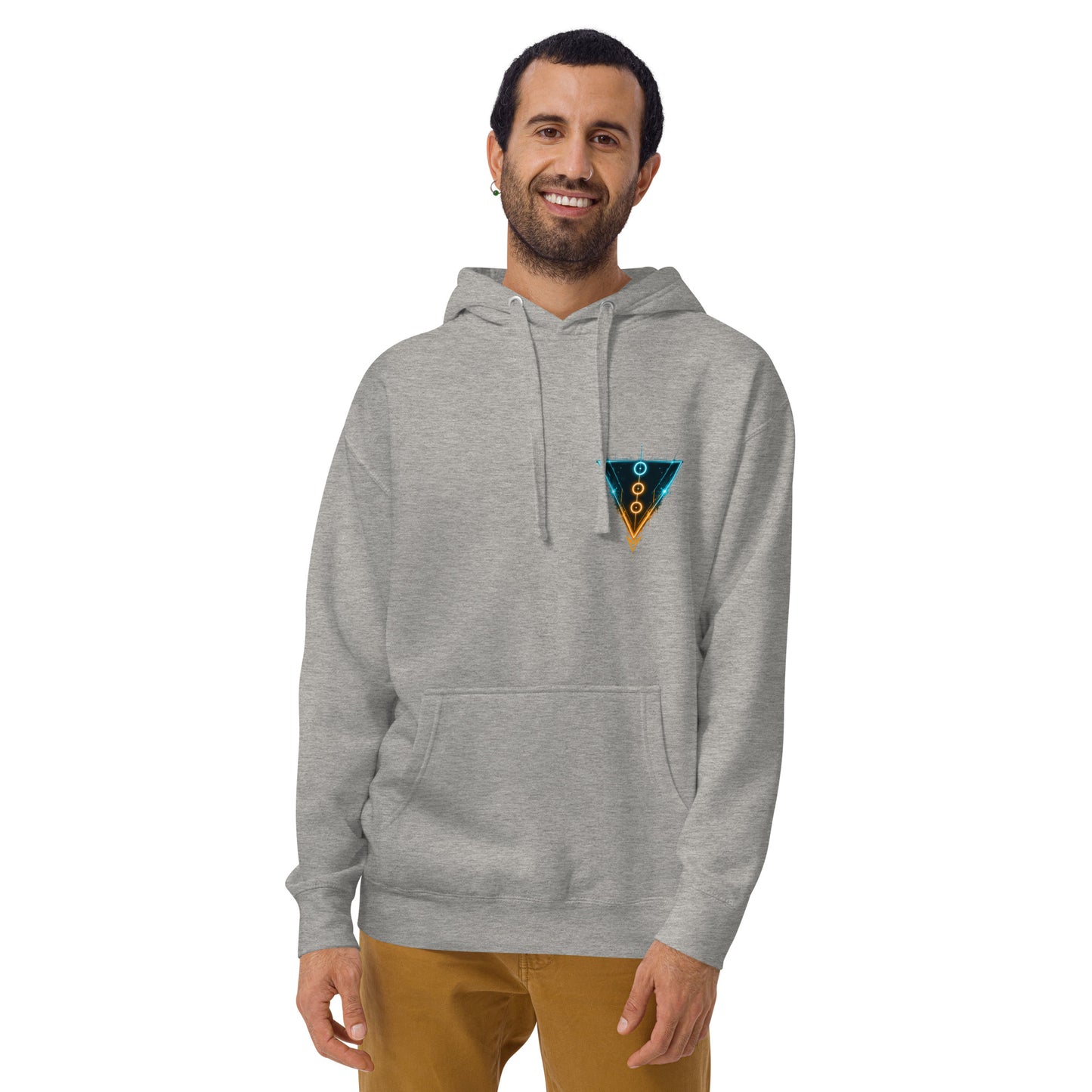Sweat ARGÈS – Cyclope Mythologique gris carbone, vue de face
