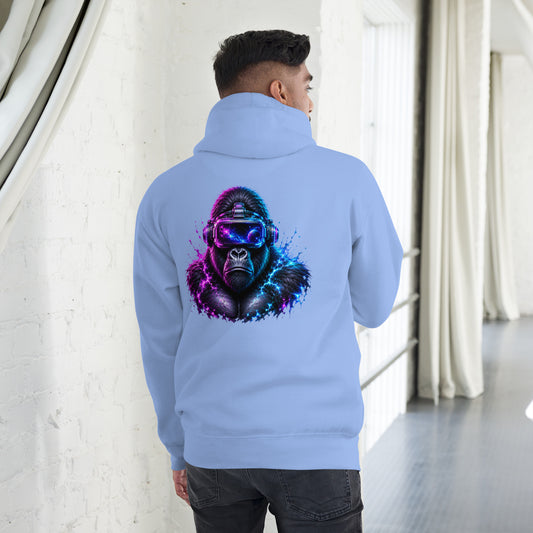 Sweat APEX – Gorille VR bleu clair, vue de dos