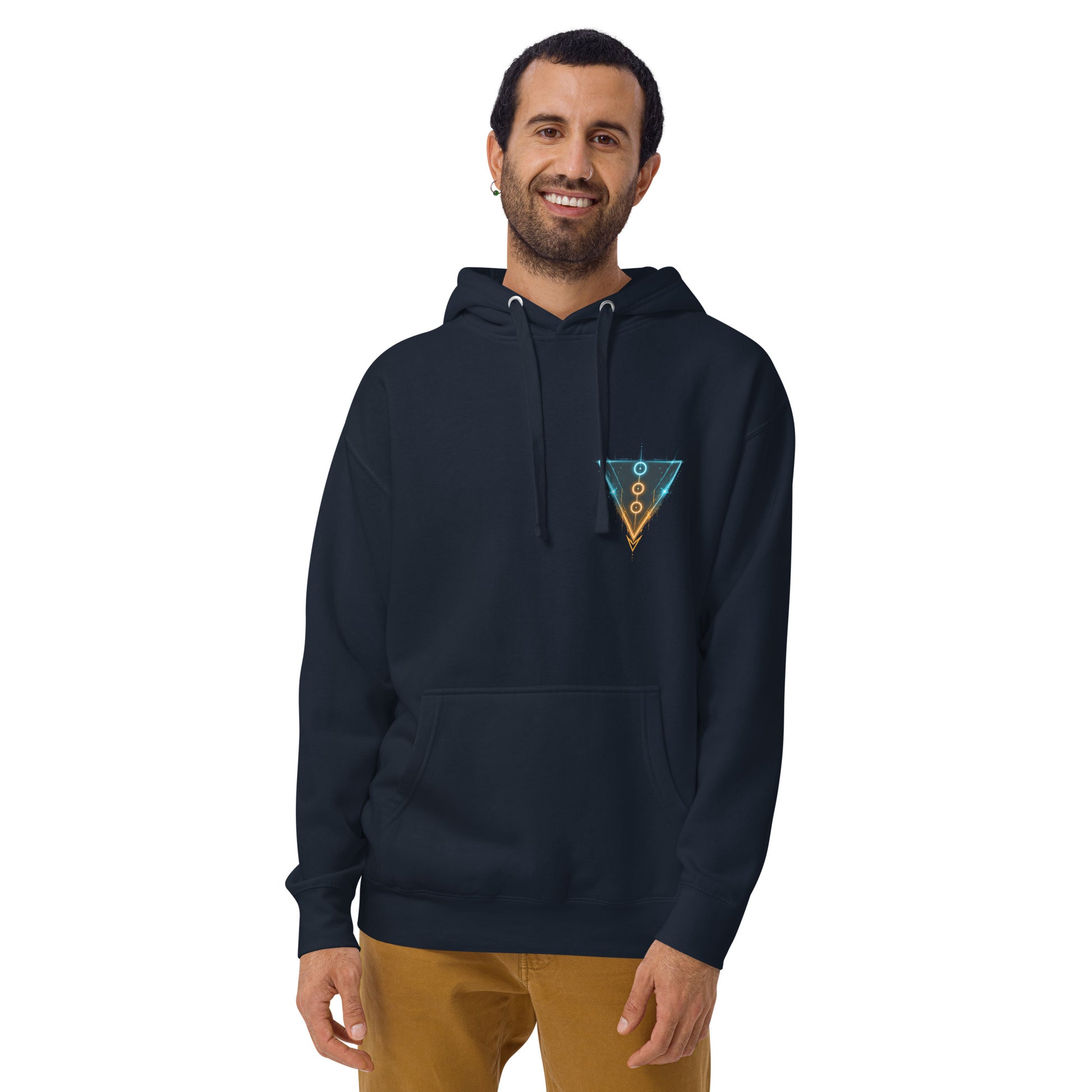 Sweat ARGÈS – Cyclope Mythologique bleu marine, vue de face