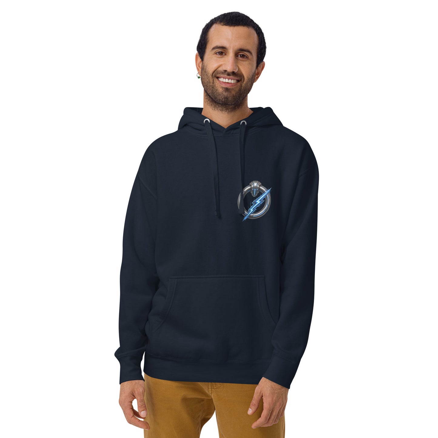 Sweat TALOS – Taureau Cybernétique bleu marine, vue de face