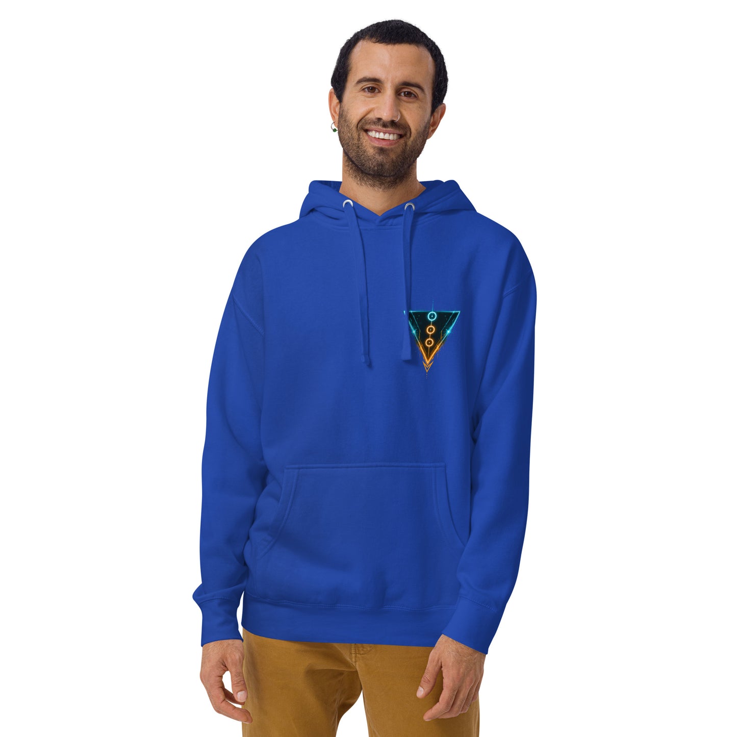 Sweat ARGÈS – Cyclope Mythologique bleu royal, vue de face